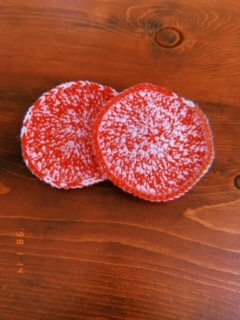 A picture of crocheted coasters.